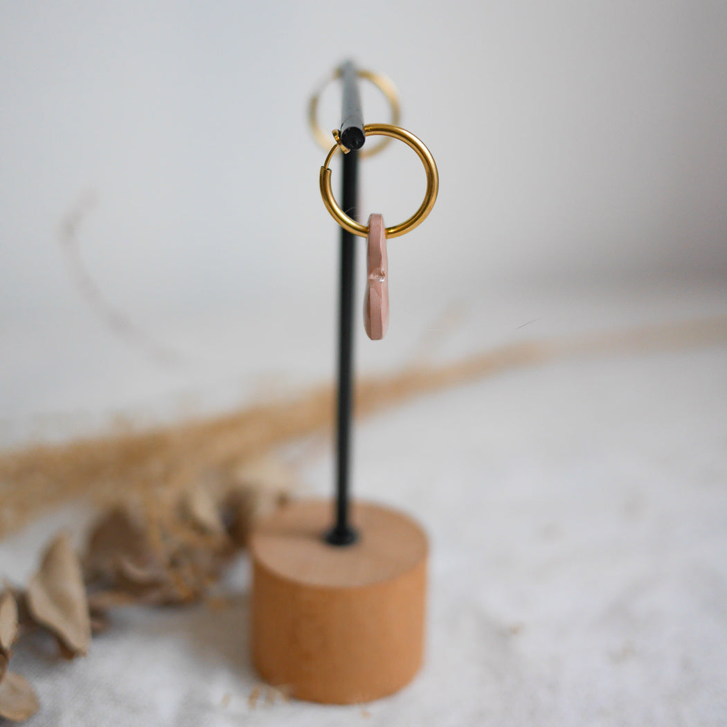 Boucles d'oreilles rondes pour oreilles non percées