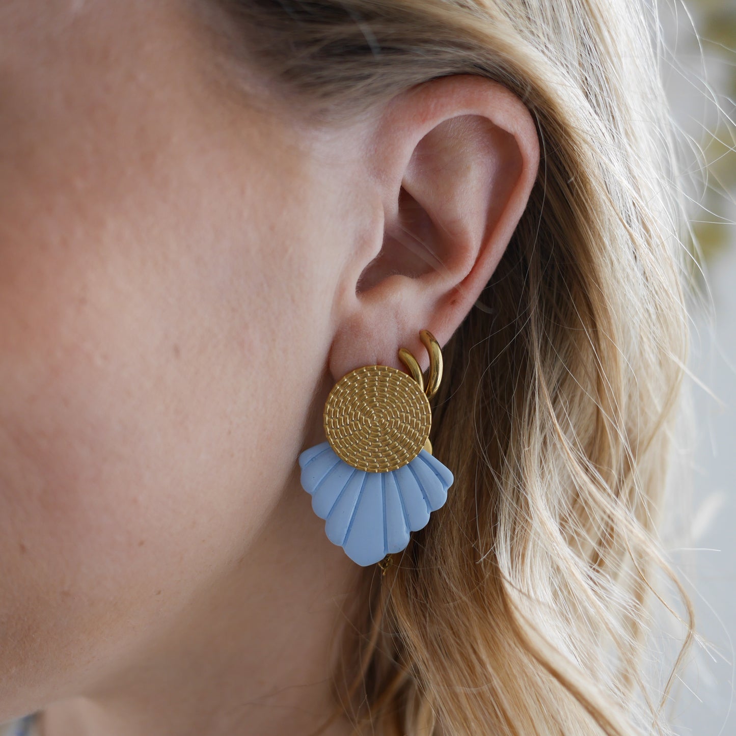 BIARRITZ - Boucles d'oreilles colorées - Collection Pastel