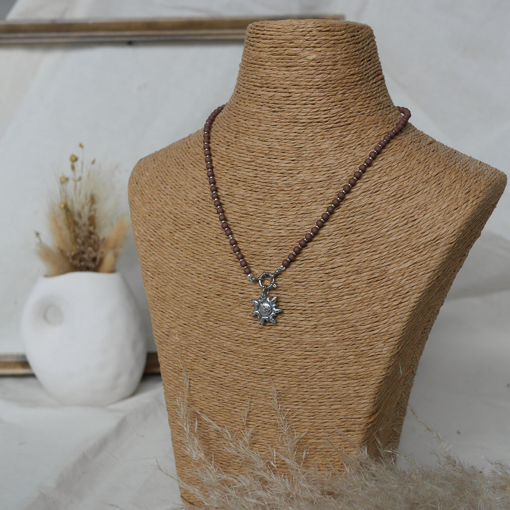 collier lisbonne en acier inoxydable avec breloque personnalisable