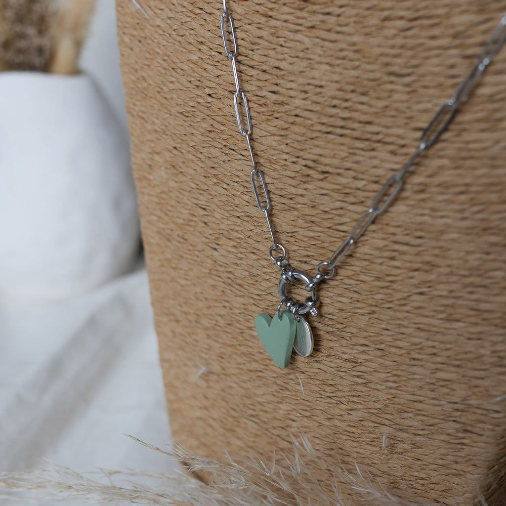 Collier Sienna personnalisable avec breloque coeur