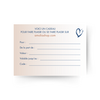 Carte Cadeau Amolia