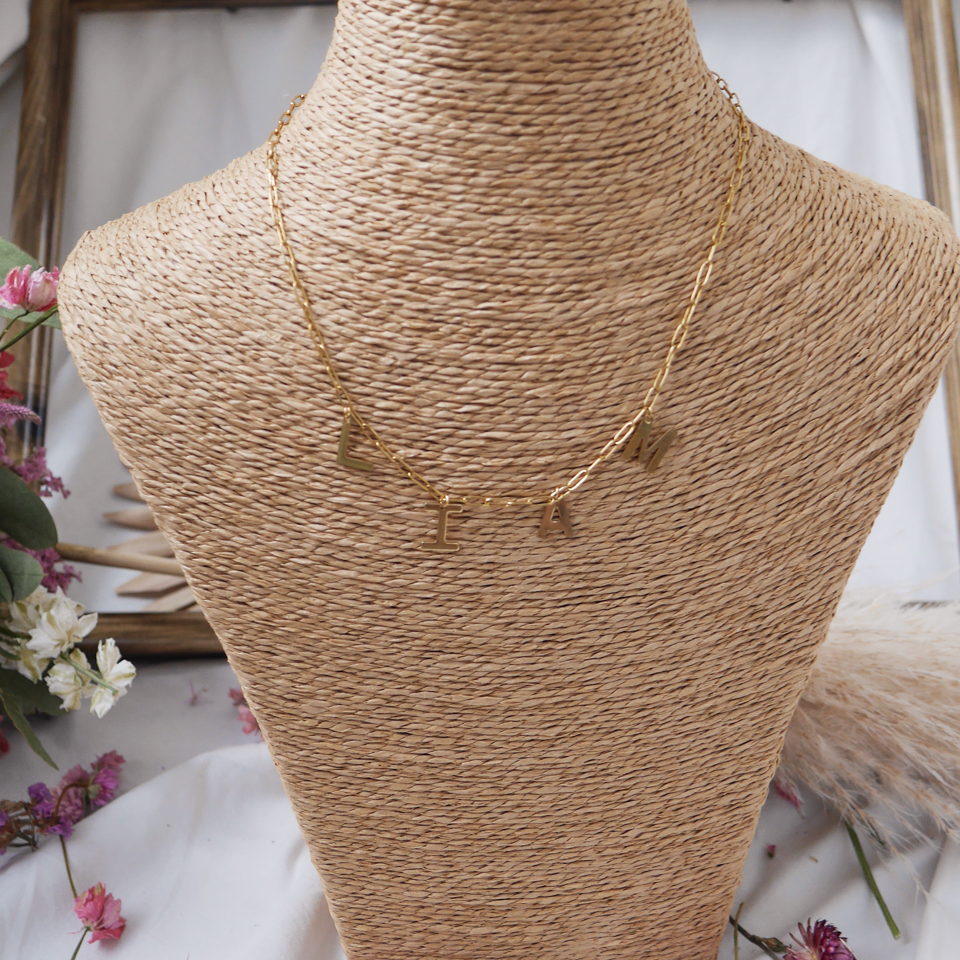 LAS VEGAS - Collier personnalisable avec Initiales