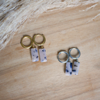 CADIZ – Boucles d’oreilles pendantes écaille de tortue