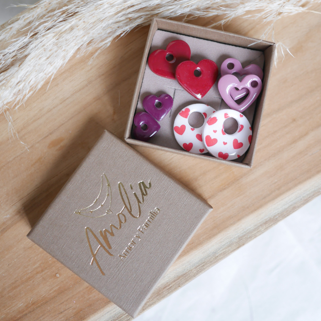 Coffret de breloques interchangeables – Édition Saint-Valentin - Bar à boucles