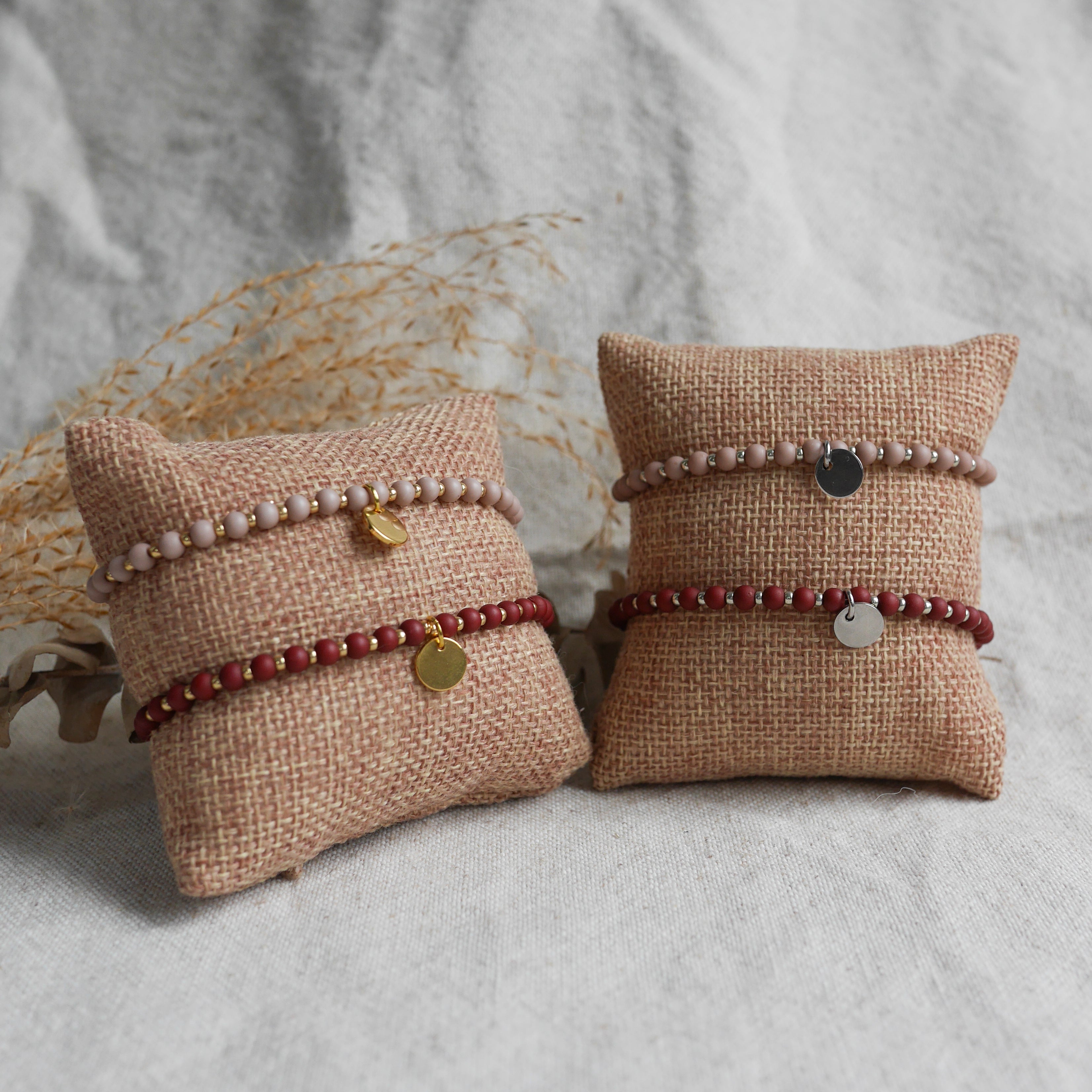 LISBONNE I Bracelet personnalisable à perles colorées