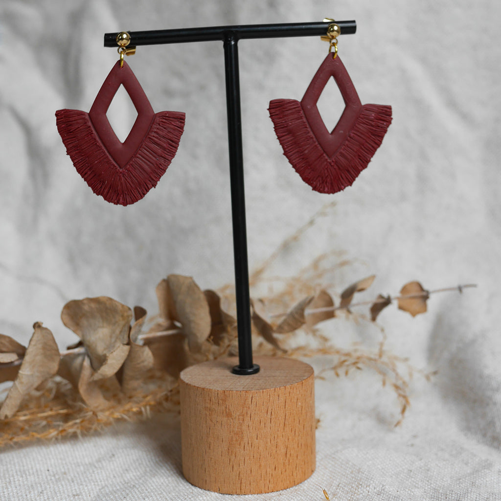 SAINT TROPEZ - Boucles d'oreilles esprit macramé