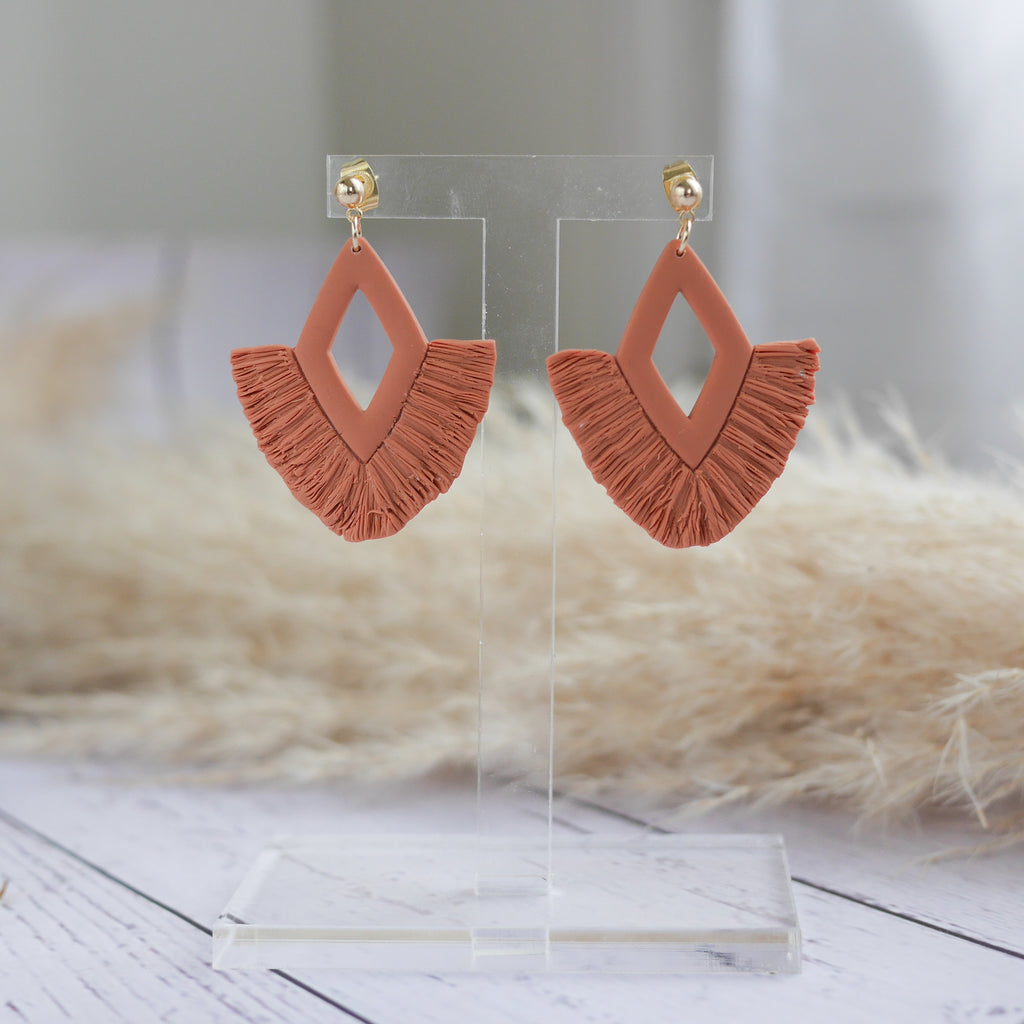 SAINT TROPEZ - Boucles d'oreilles esprit macramé