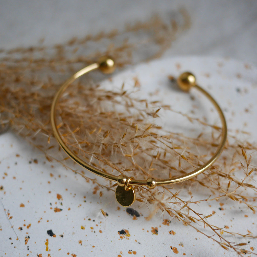 PALERMO - Bracelet jonc à breloque personnalisable