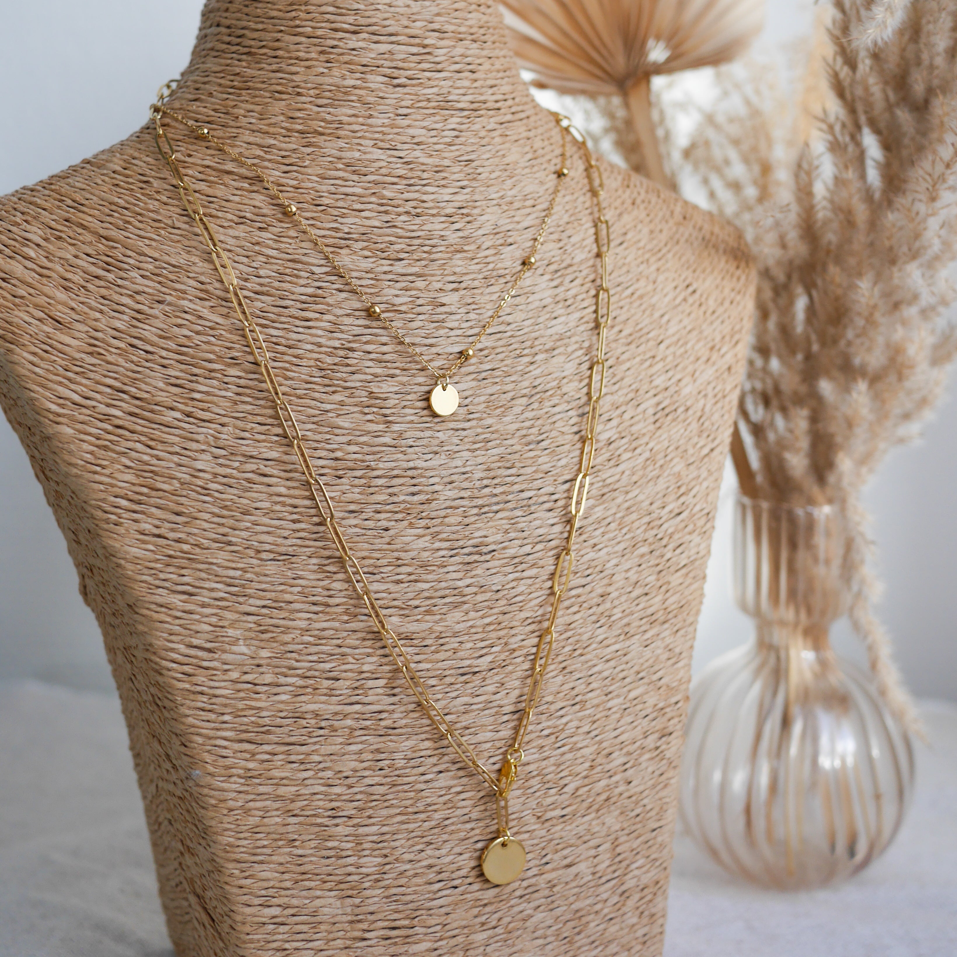 JENA - Collier en acier inoxydable personnalisable