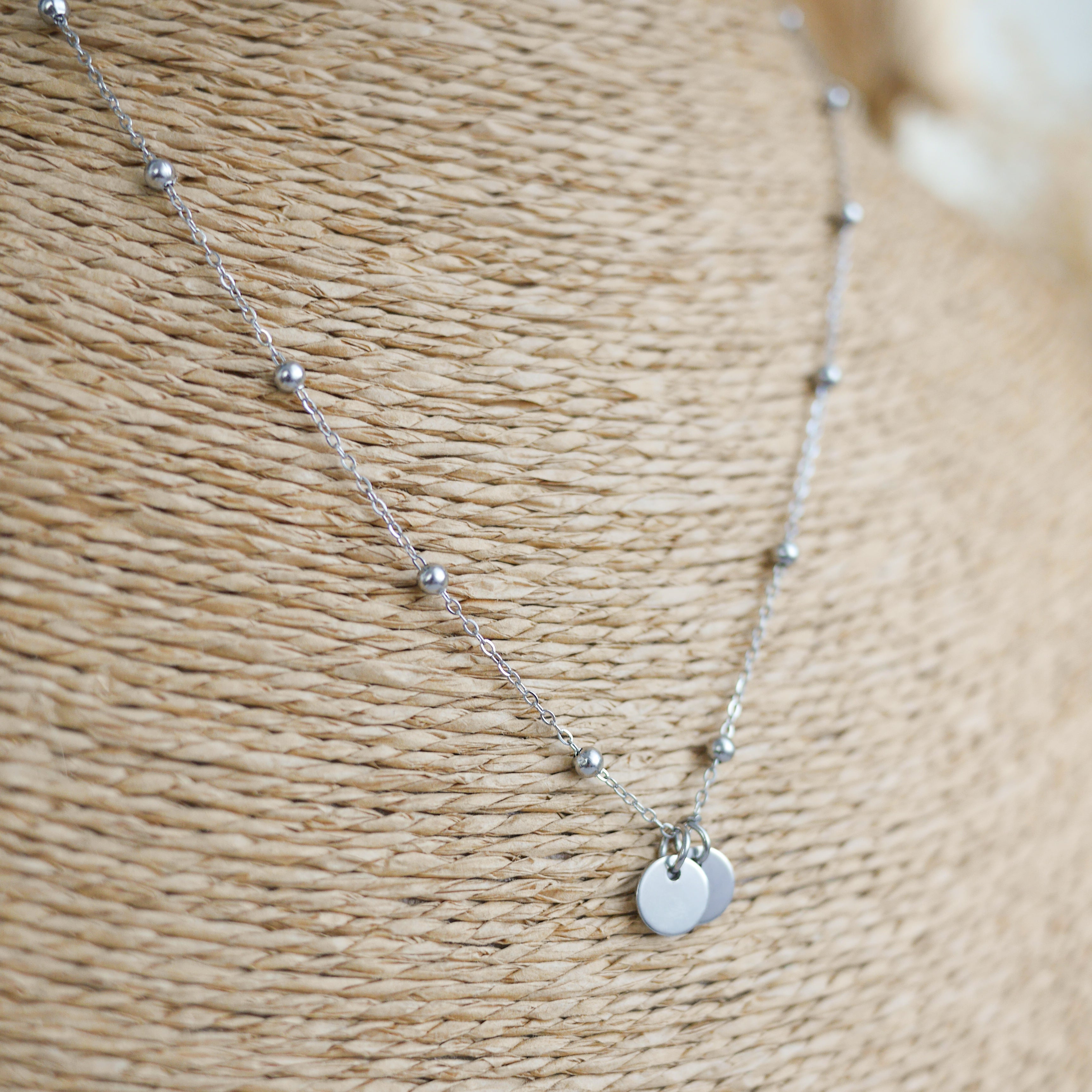 JENA - Collier en acier inoxydable personnalisable