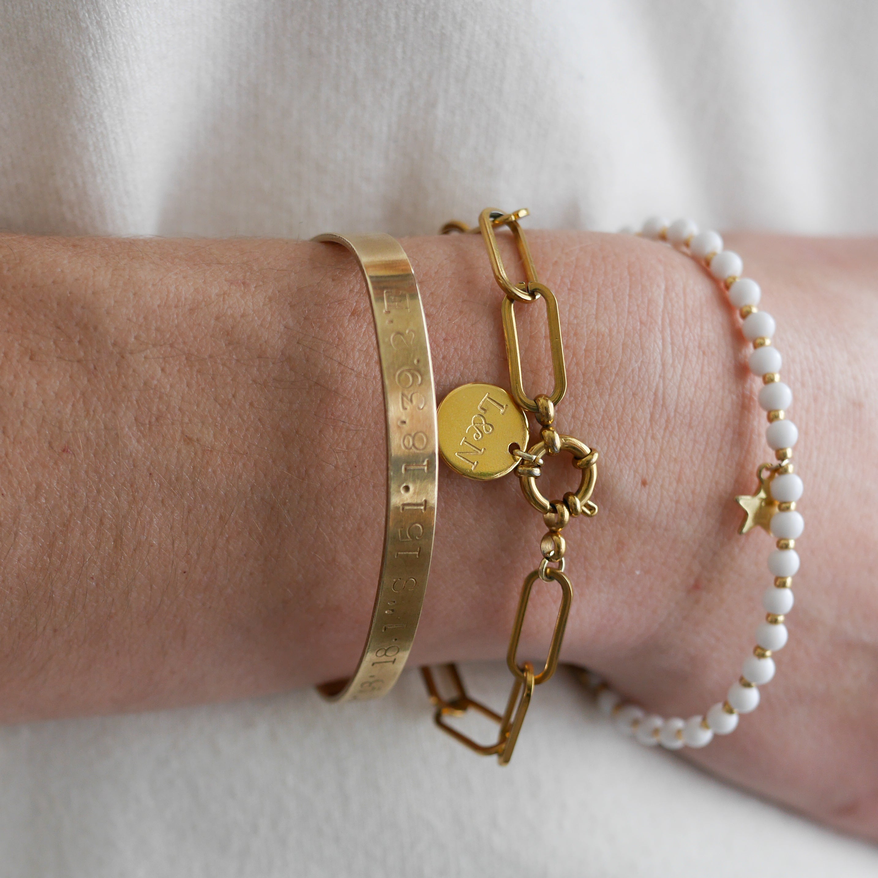 LONDRES I Bracelet personnalisable en chaine gros maillon