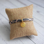 LEO I Bracelet léopard à breloque personnalisable