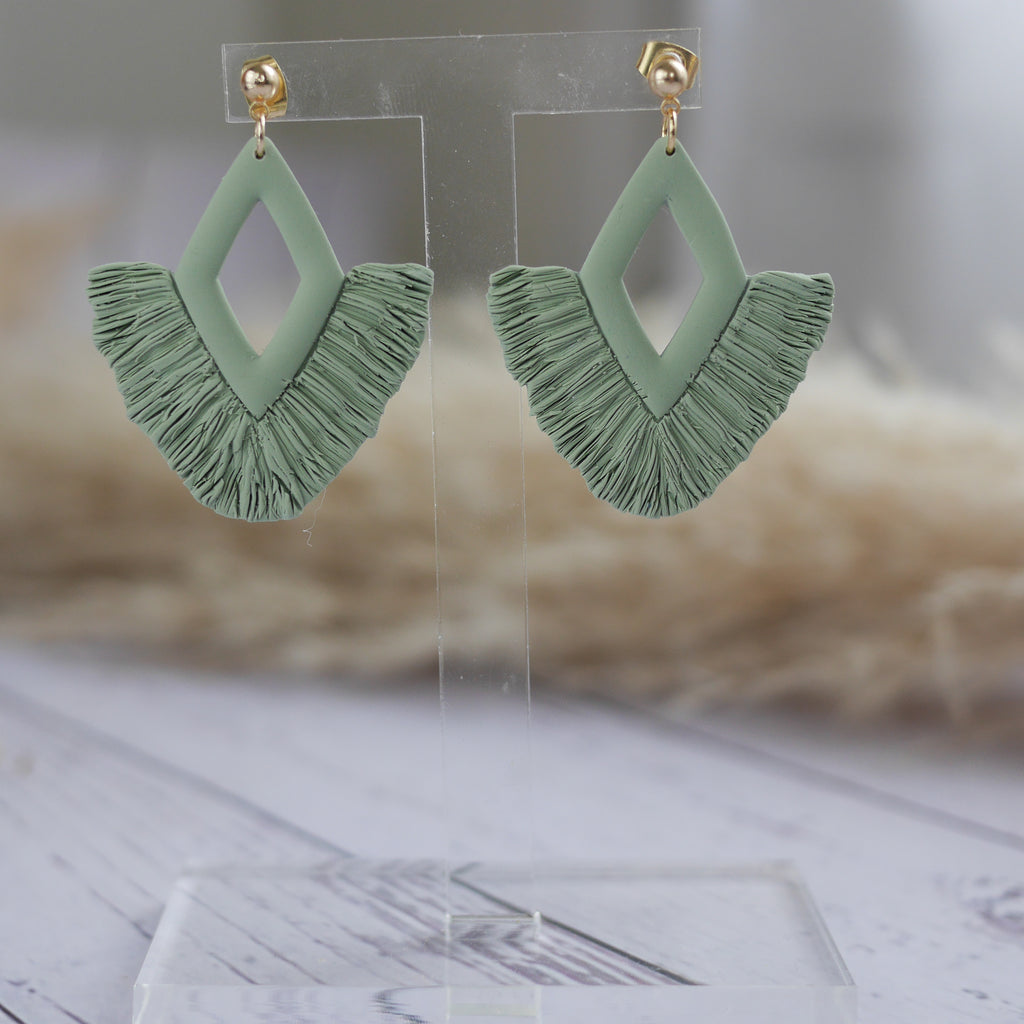 SAINT TROPEZ - Boucles d'oreilles esprit macramé