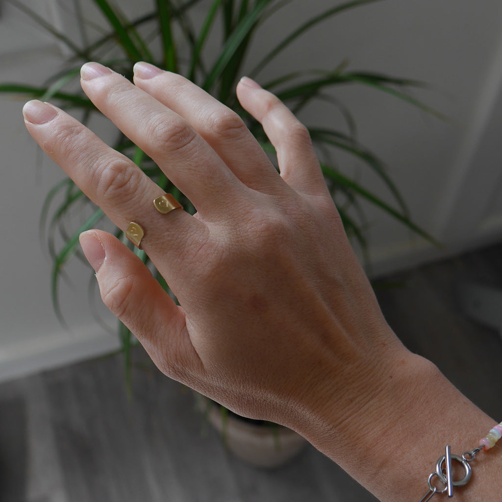 Bague jonc personnalisable 6mm