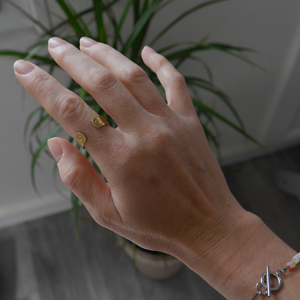 Bague jonc personnalisable 6mm