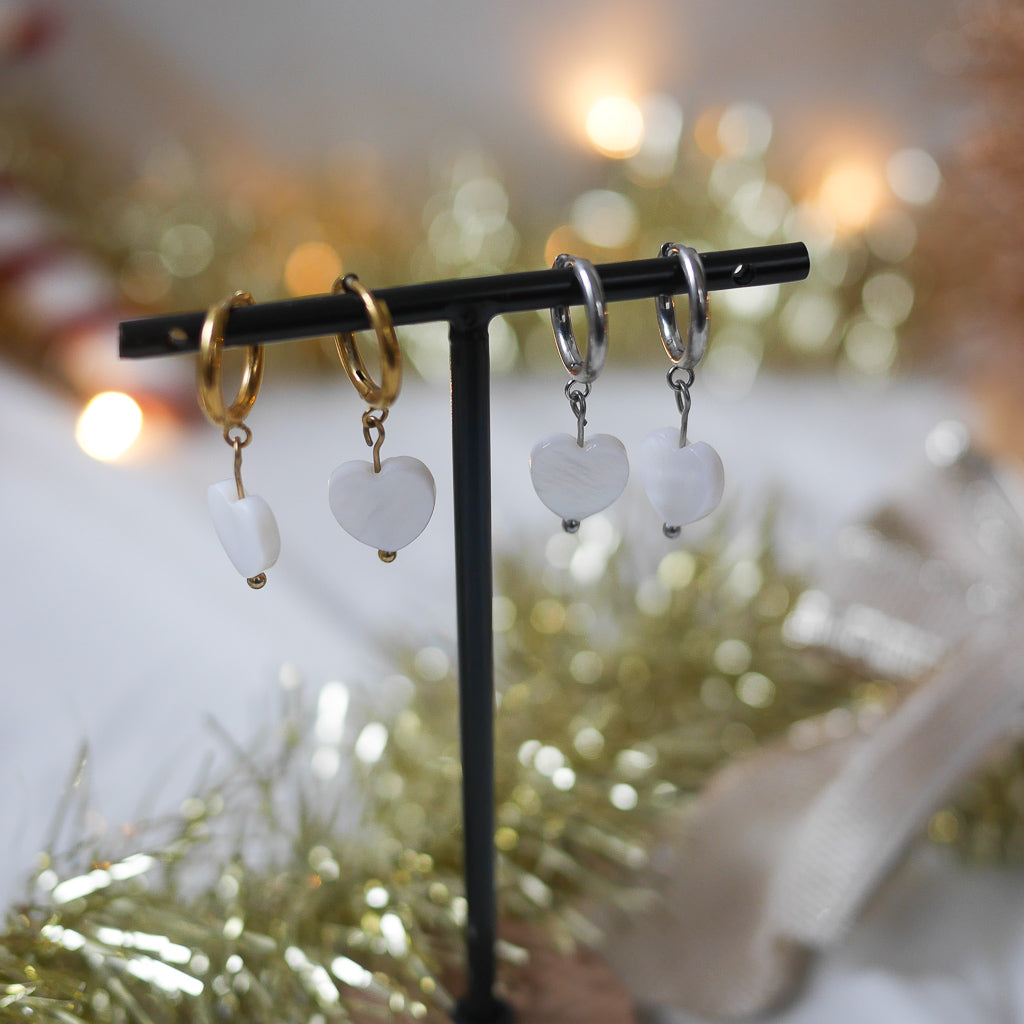 PARIS I Boucles d'oreilles coeur