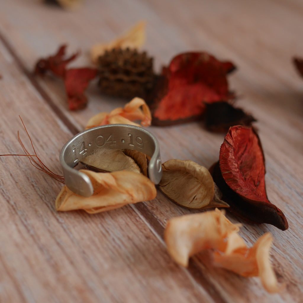 Bague jonc personnalisable 6mm