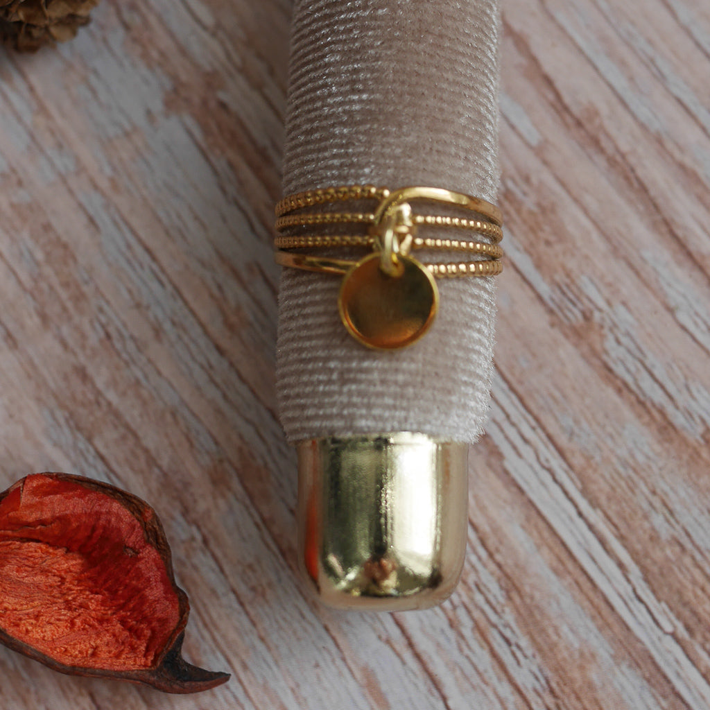 MADRID I Bague personnalisable à breloque