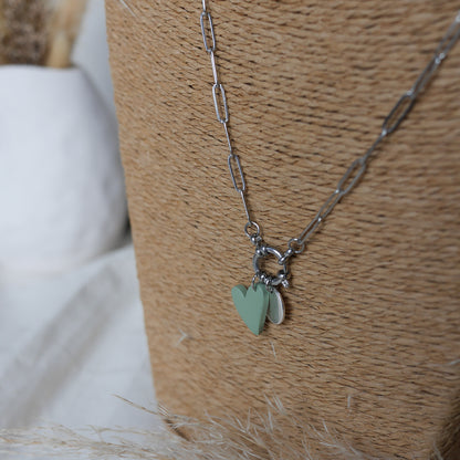 Collier Sienna personnalisable avec breloque coeur 