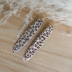 MALTA - Duo de barrettes imprimé Léopard