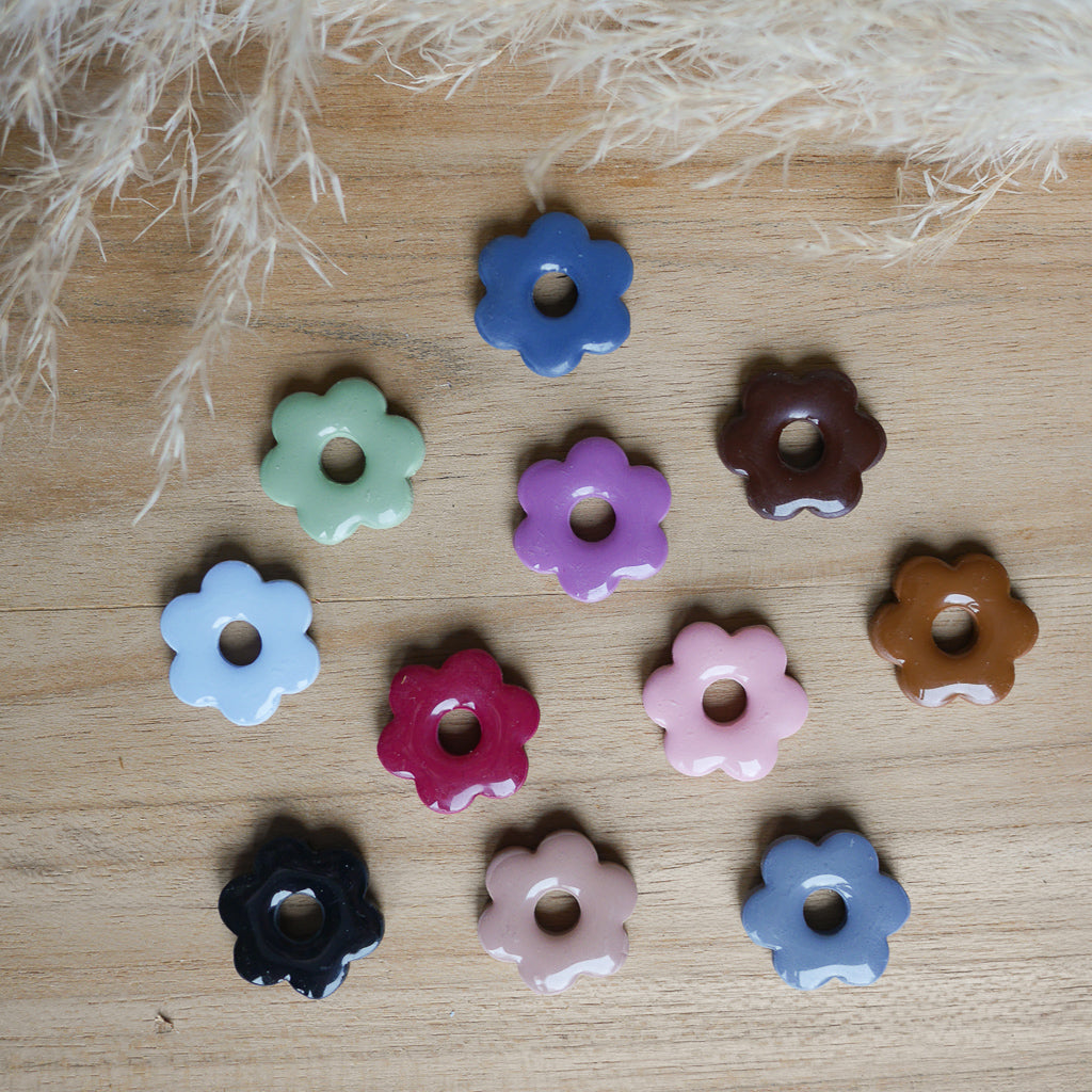 Flora breloques interchangeables coloris unis