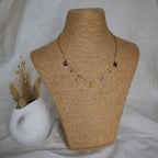 bijoux personnalisables, collier personnalisable, breloques en pâte polymère, collier fin femme, bijou fait main, collier charms