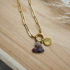 SIENA - Collier personnalisable avec breloque coeur