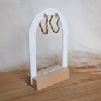 BUDAPEST I Créoles en forme de cœur en acier inoxydable – Bar à Boucles