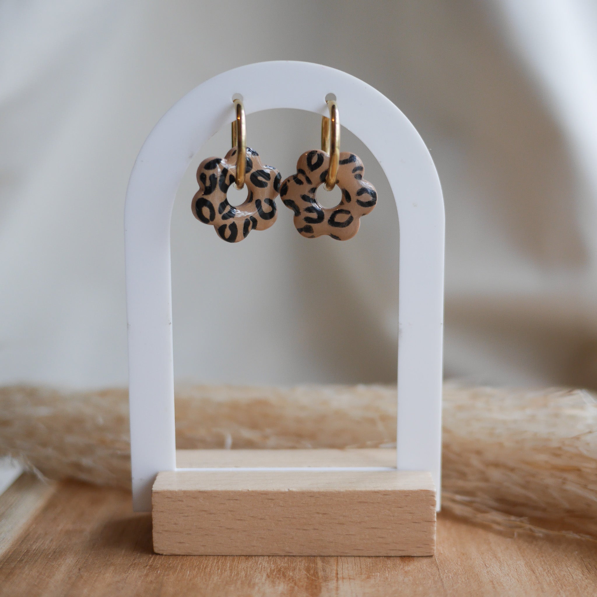 FLORA – Breloque interchangeable imprimé léopard – Bar à Boucles