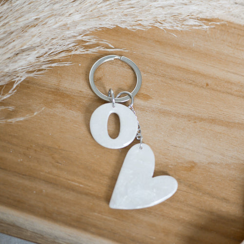 ALTEA - Porte-clés personnalisé – Cœur & lettre