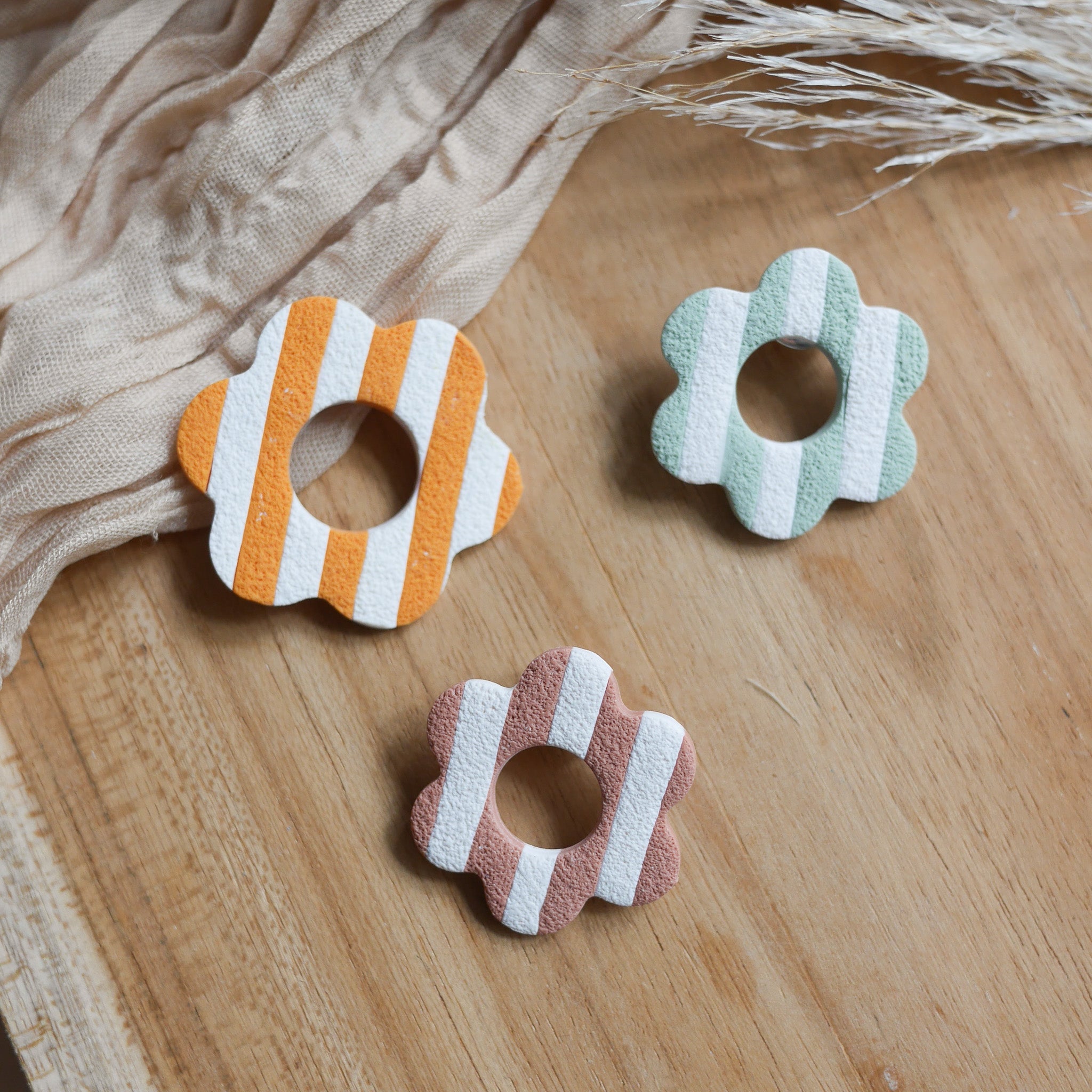 FLOWER - Pins porte lunettes à rayures