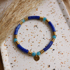 bracelet personnalisable coloré perles tubes fines